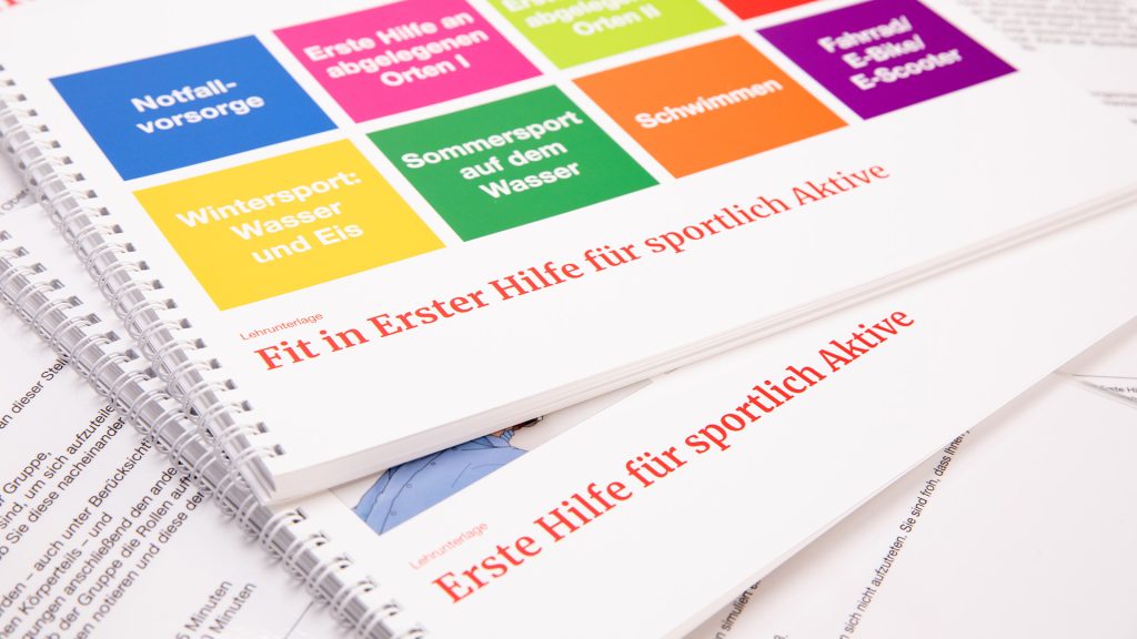 Lehrunterlage Erste Hilfe für sportlich Aktive